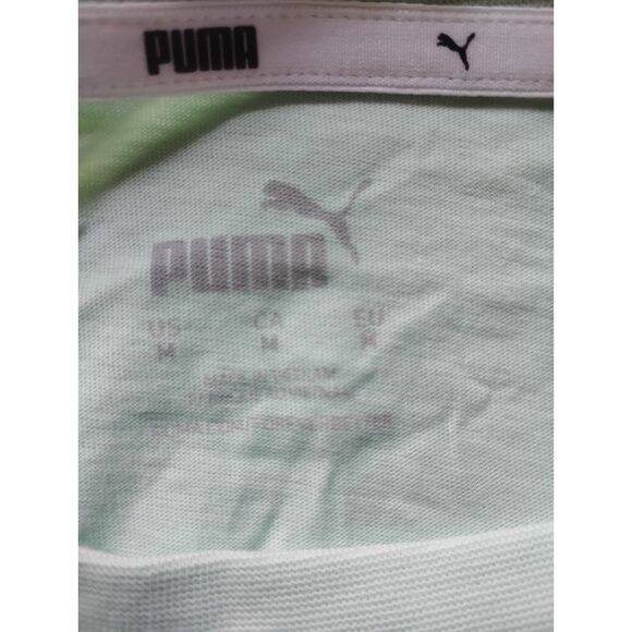 Puma Women's Size M Mist Green-White Ultra Boyfriend Tee-NWT - Picture 6 of 12